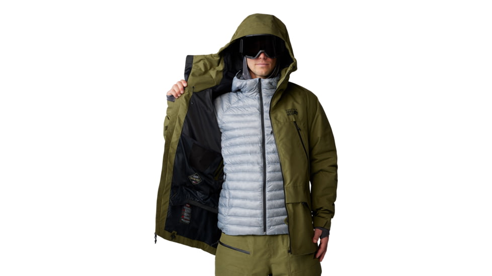 Mountain Hardwear Sky Ridge Gore-Tex Jacket - Mens, Combat Green, Large, 2077171353-L