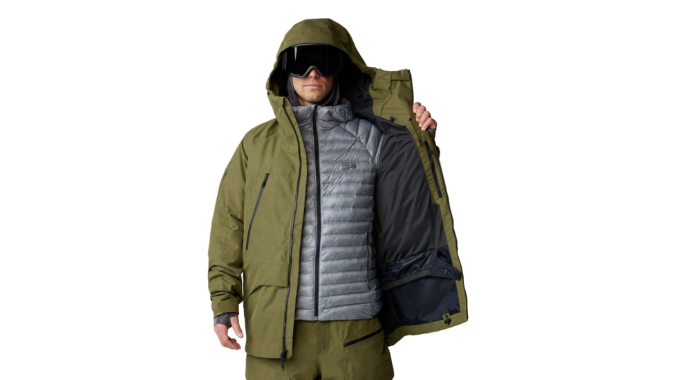 Mountain Hardwear Sky Ridge Gore-Tex Jacket - Mens, Combat Green, Large, 2077171353-L