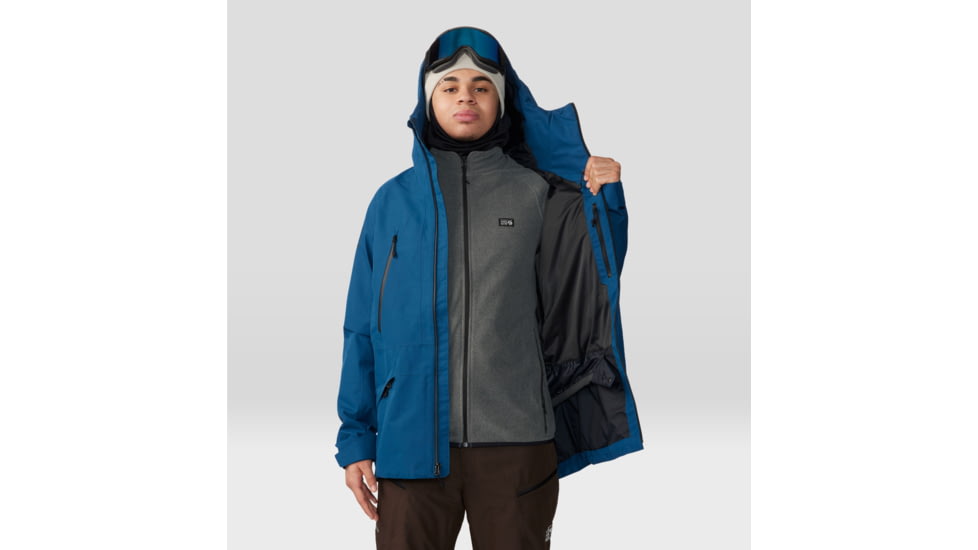 Mountain Hardwear Sky Ridge Gore-Tex Jacket - Mens, Dark Caspian, Medium, 1953291418-Dark Caspian-M