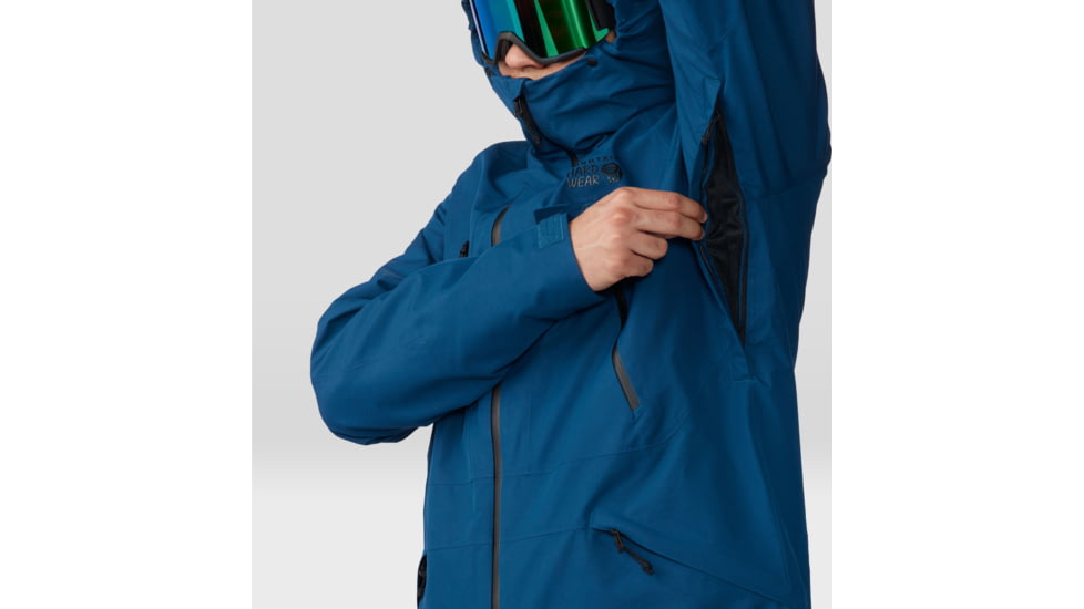 Mountain Hardwear Sky Ridge Gore-Tex Jacket - Mens, Dark Caspian, Medium, 1953291418-Dark Caspian-M