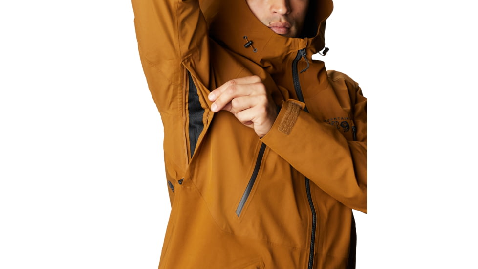 Mountain Hardwear Sky Ridge Gore-Tex Jacket - Men's, Golden Brown, Large, OM8919233-L