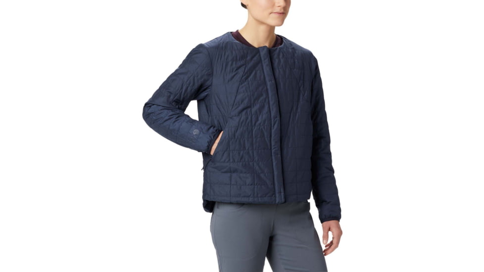 Mountain Hardwear SkyLab Insulated Jacket - Womens, Dark Zinc, Large, OL7725406-L