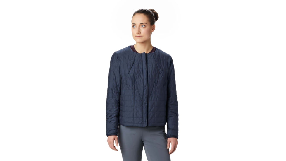 Mountain Hardwear SkyLab Insulated Jacket - Womens, Dark Zinc, Large, OL7725406-L