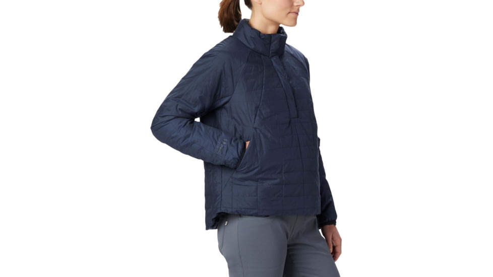 Mountain Hardwear Skylab Insulated Pullover - Womens, Dark Zinc, Medium, OL7726406-M