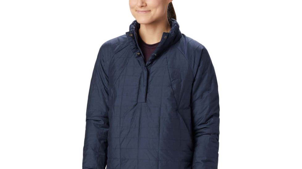 Mountain Hardwear Skylab Insulated Pullover - Womens, Dark Zinc, Medium, OL7726406-M