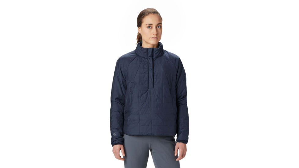 Mountain Hardwear Skylab Insulated Pullover - Womens, Dark Zinc, Medium, OL7726406-M