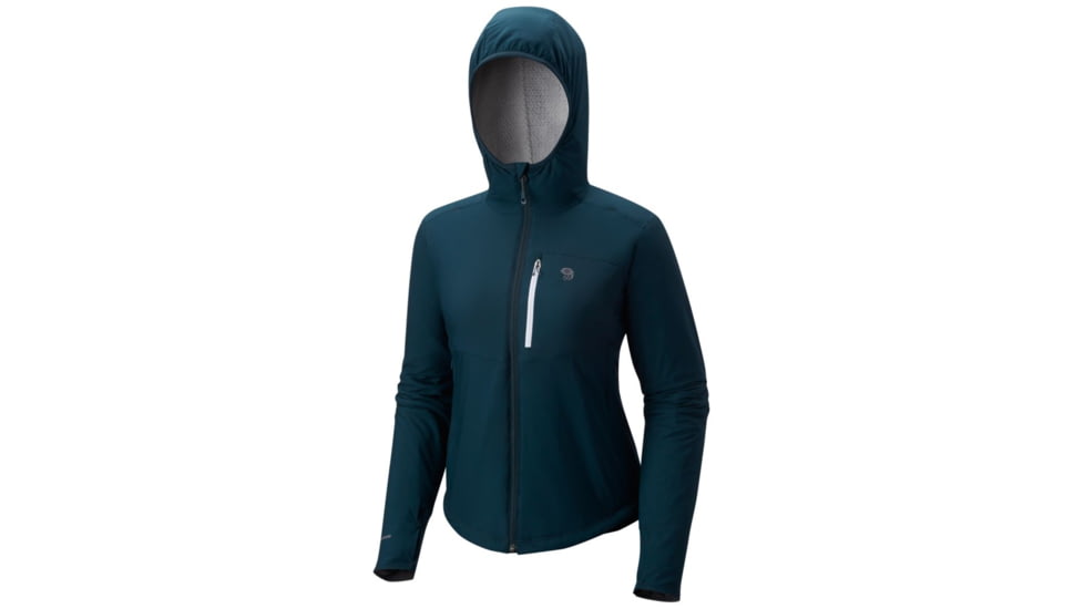 Mountain Hardwear Skypoint Hooded Jacket - Women's, Blue Spruce, XS 1732231310-XS
