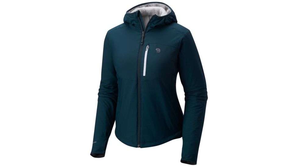 Mountain Hardwear Skypoint Hooded Jacket - Women's, Blue Spruce, XS 1732231310-XS