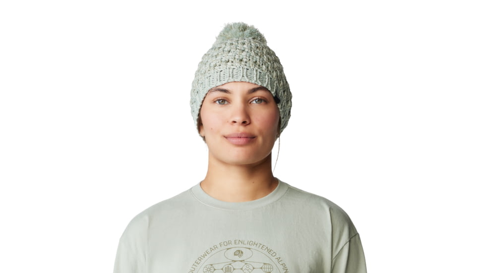 Mountain Hardwear Snow Capped Beanie Hat - Womens, White Sage, One Size, 1944211341-O/S