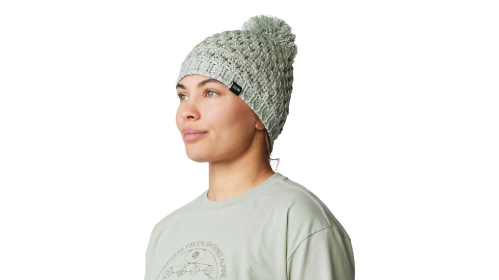 Mountain Hardwear Snow Capped Beanie Hat - Womens, White Sage, One Size, 1944211341-O/S