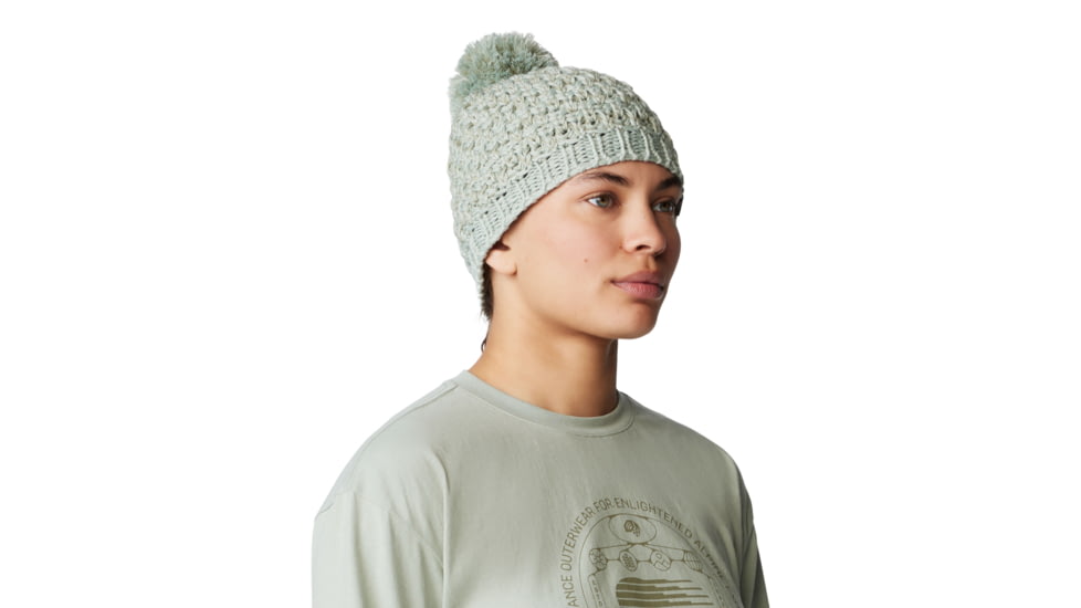 Mountain Hardwear Snow Capped Beanie Hat - Womens, White Sage, One Size, 1944211341-O/S