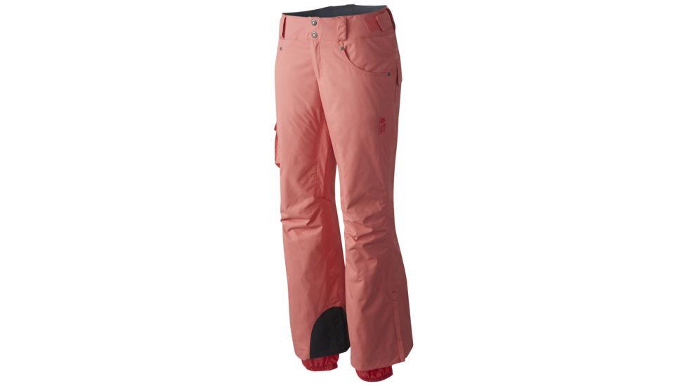 Mountain Hardwear Snowburst Insulated Cargo Pant - Women's-Paradise Pink-Regular Inseam-Large