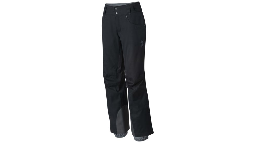 Mountain Hardwear Snowburst Insulated Cargo Pant - Womens-Black-Regular Inseam-Small