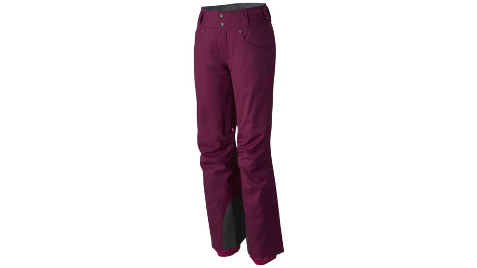 Mountain Hardwear Snowburst Insulated Cargo Pant - Womens-Dark Raspberry-Regular Inseam-Large