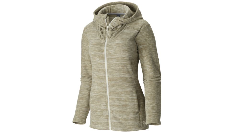 Snowpass Fleece Full-Zip Hoody - Womens-Heather Khaki-Large
