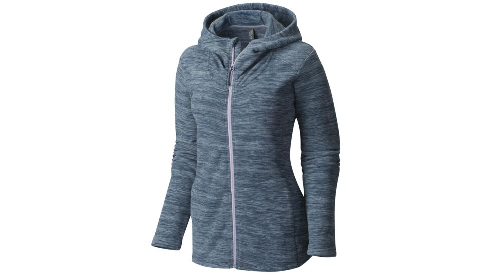 Snowpass Fleece Full-Zip Hoody - Womens-Heather Zinc-Small
