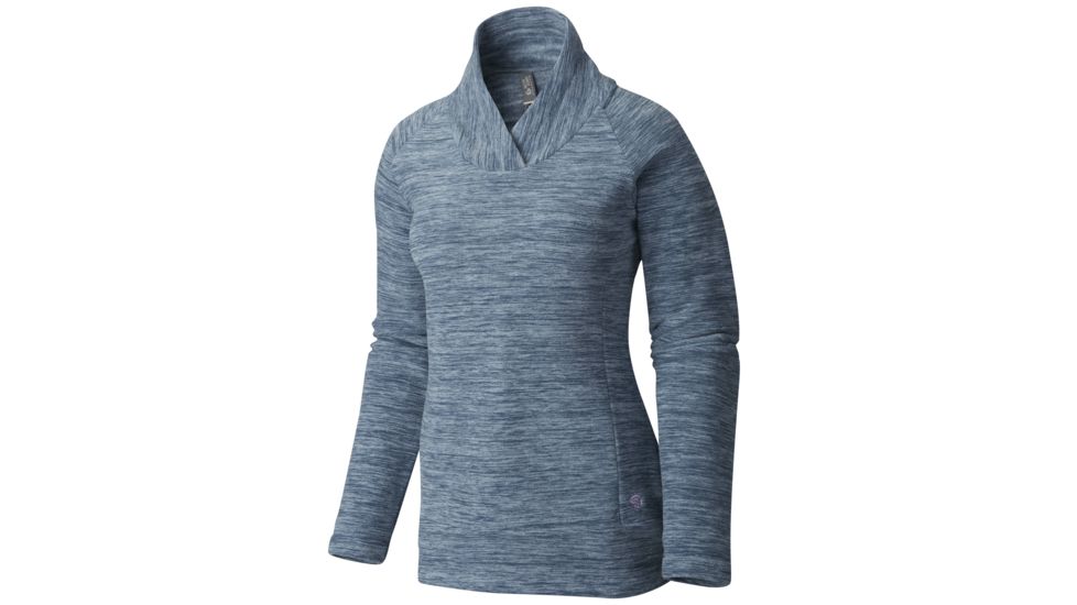 Snowpass Fleece Pullover - Womens-Heather Zinc-Large