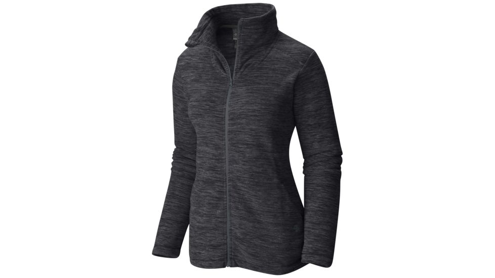 Mountain Hardwear Snowpass Full-Zip Fleece - Women's-Heather Black-Large
