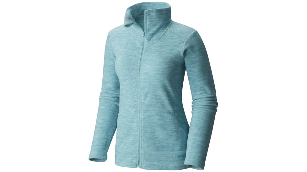 Mountain Hardwear Snowpass Full-Zip Fleece - Women's-Heather Spruce Blue-Large