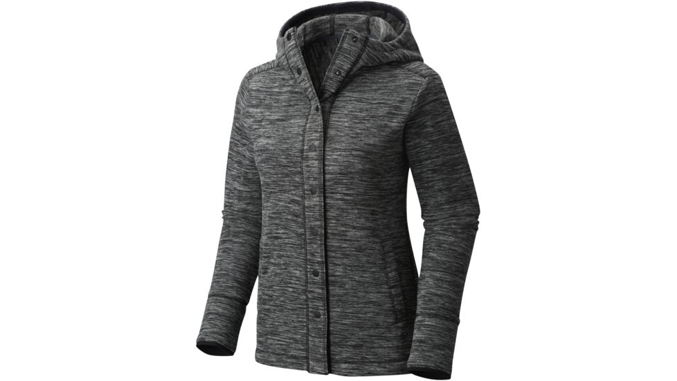 Mountain Hardwear Snowpass Hoody - Women's-Heather Black-Medium