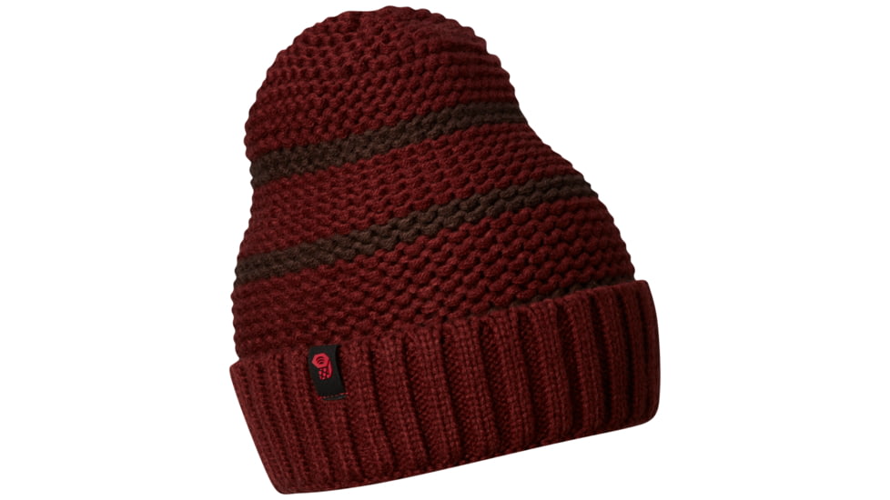 Mountain Hardwear Snowscape Stripe Beanie Hat - Womens, Smith Rock, Woodsmoke, One Size, 1796661603-O/S