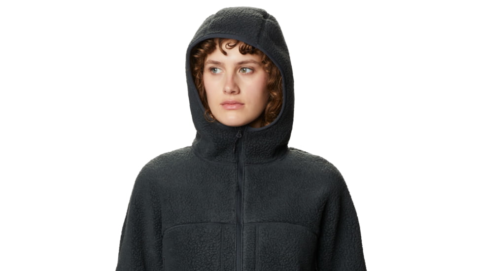 Mountain Hardwear Southpass Fleece Hoody - Women's, Dark Storm, Extra Small, OL8864004-XS