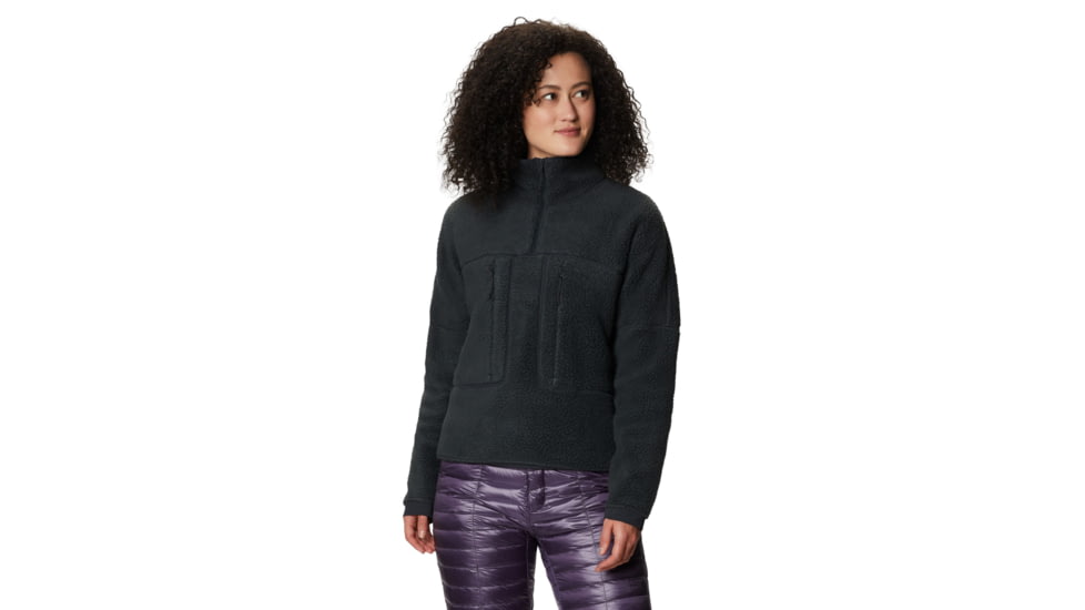 Mountain Hardwear Southpass Fleece Pullover - Women's, Dark Storm, Extra Small, OL8838004-XS