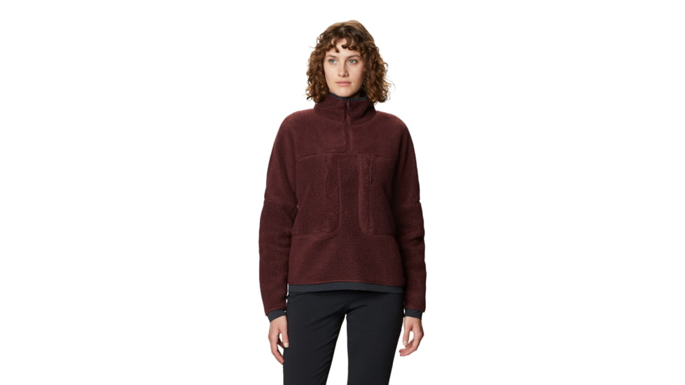 Mountain Hardwear Southpass Fleece Pullover - Women's, Washed Raisin, Extra Small, OL8838629-XS