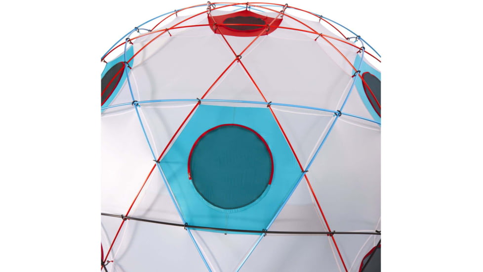 Mountain Hardwear Space Station Dome Tent - 8 Person, Alpine Red, 1854041675-NONE