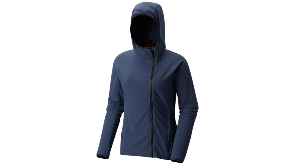 Mountain Hardwear Speedstone Hooded Jacket - Women's, Zinc, S 1765021492-S