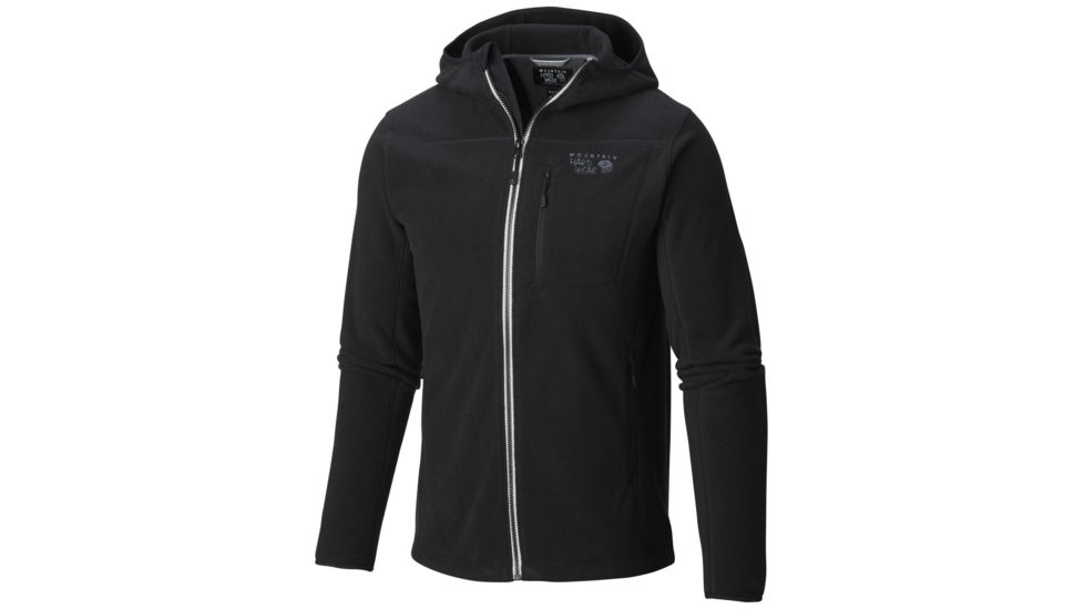 Mountain Hardwear Strecker Hooded Jacket - Men's-Black-Large