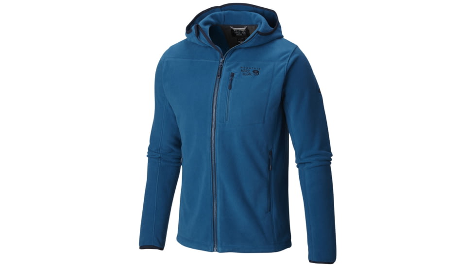 Mountain Hardwear Strecker Hooded Jacket - Mens-Phoenix Blue-Large