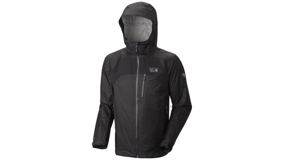 Mountain Hardwear Stretch Capacitor Jacket - Men's-Black-Small