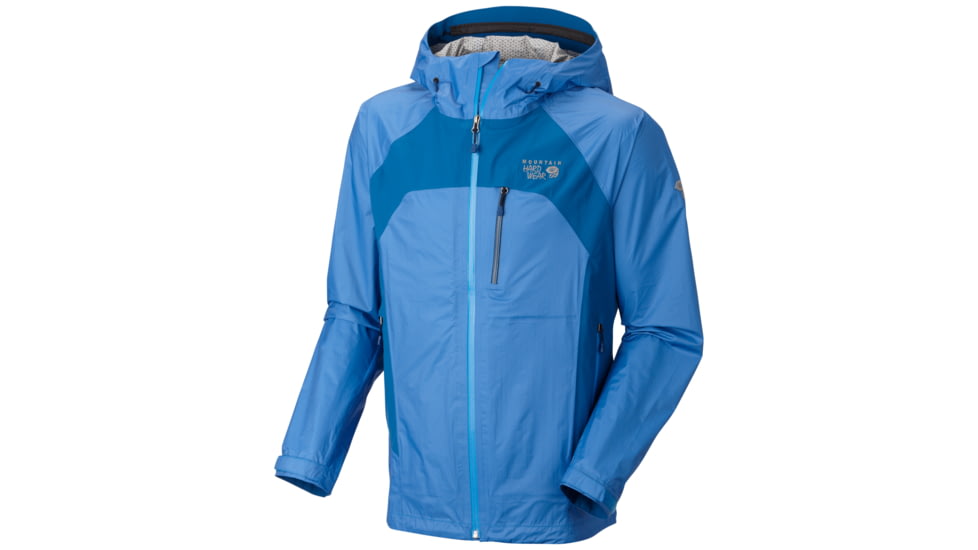 Mountain Hardwear Stretch Capacitor Jacket - Men's-Static Blue-Small