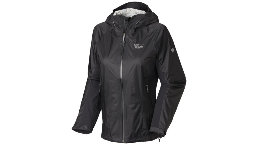 Mountain Hardwear Stretch Capacitor Jacket - Women's-Black/Black-X-Large