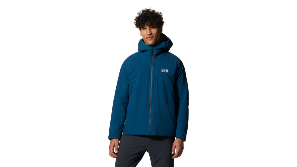 Mountain Hardwear Stretch Ozonic Insulated Jacket - Men's, Medium, Dark Caspian, 2015851418-Dark Caspian-M