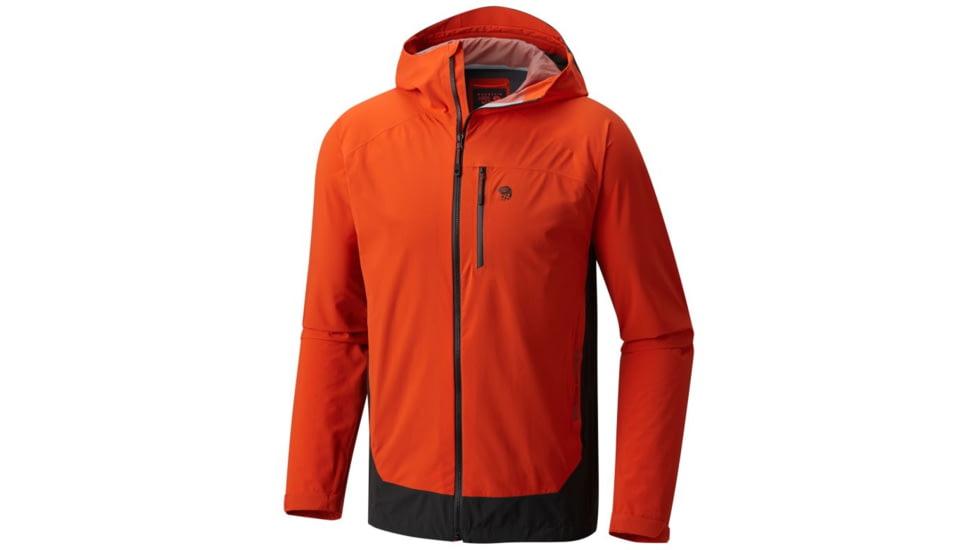 Mountain Hardwear Stretch Ozonic Jacket - Men's, Large, State Orange, 1765071842-L