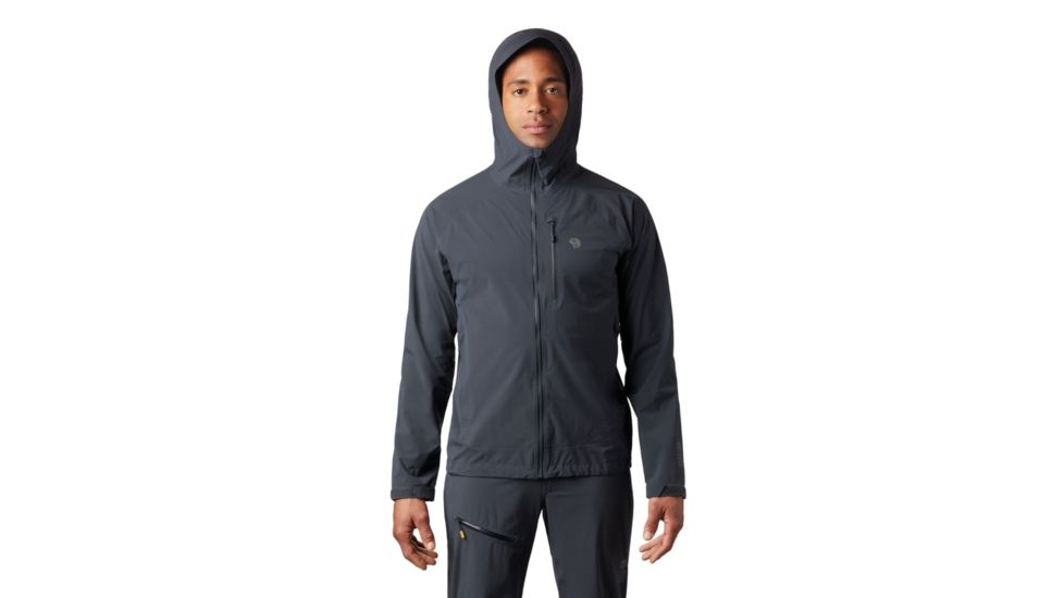 Mountain Hardwear Stretch Ozonic Jacket - Men's, Small, Dark Storm, OM1615004-S