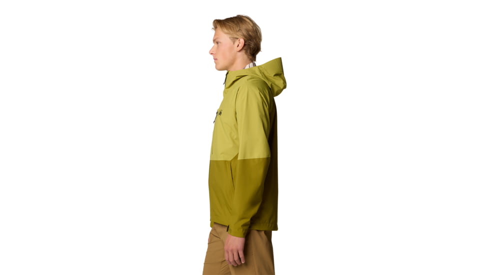 Mountain Hardwear Stretch Ozonic Jacket - Mens, Vetiver, Moon Moss, L, 190423054503