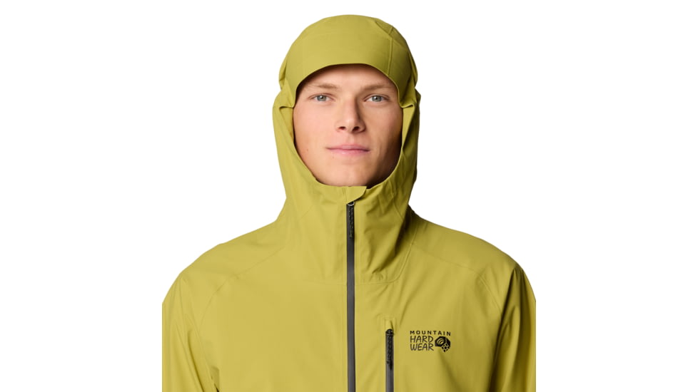 Mountain Hardwear Stretch Ozonic Jacket - Mens, Vetiver, Moon Moss, L, 190423054503