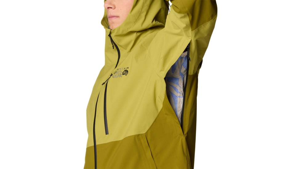 Mountain Hardwear Stretch Ozonic Jacket - Mens, Vetiver, Moon Moss, L, 190423054503