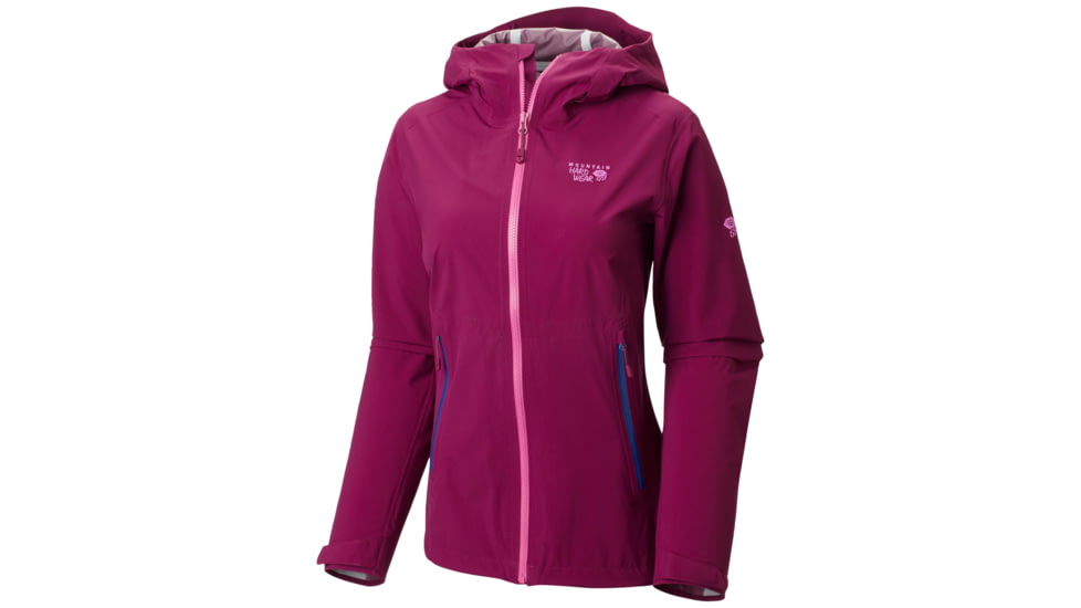 Mountain Hardwear Stretch Ozonic Jacket - Women's-Dark Raspberry-Medium