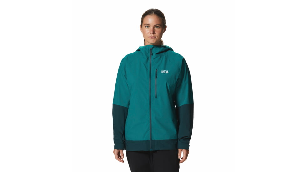 Mountain Hardwear Stretch Ozonic Jacket - Women's, Botanic, Dark Marsh, Small, 1985721340-B, Dark Marsh-S