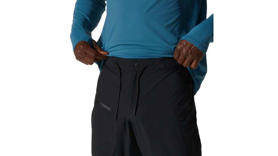 Mountain Hardwear Stretch Ozonic Pant - Mens, Black, Large, Long, 1985751010-Black-L-L