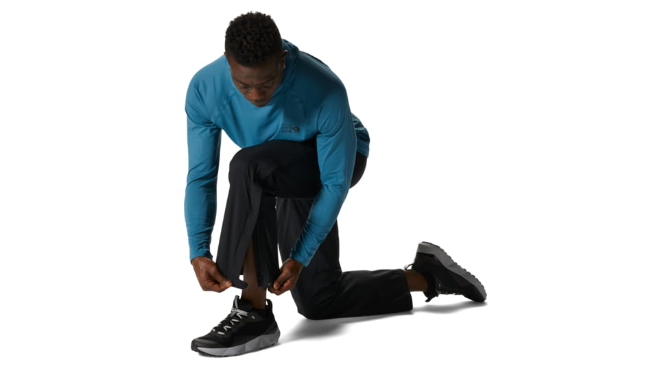 Mountain Hardwear Stretch Ozonic Pant - Mens, Black, Large, Long, 1985751010-Black-L-L