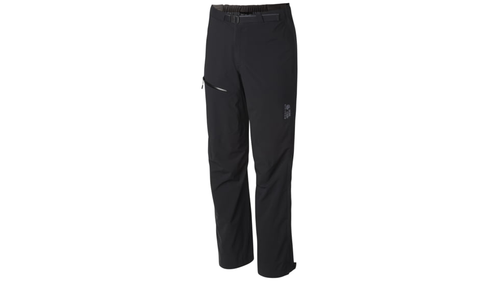 Mountain Hardwear Stretch Ozonic Pant - Men's, Black, Small, Regular, OM6621090-S-R
