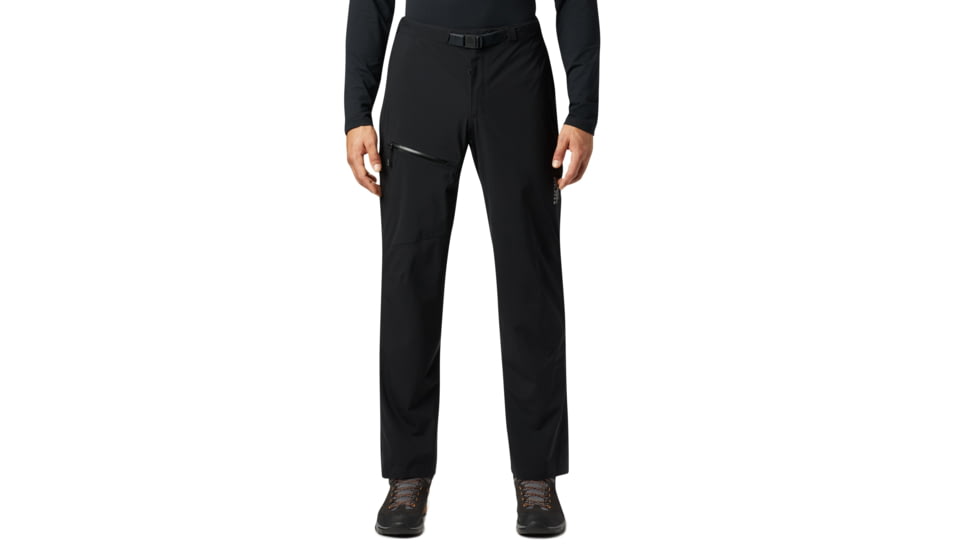 Mountain Hardwear Stretch Ozonic Pant - Men's, Black, Medium, Regular, OM6621090-M-R
