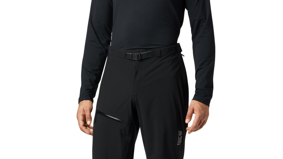 Mountain Hardwear Stretch Ozonic Pant - Mens, Black, Small, Short, OM6621090-S-S