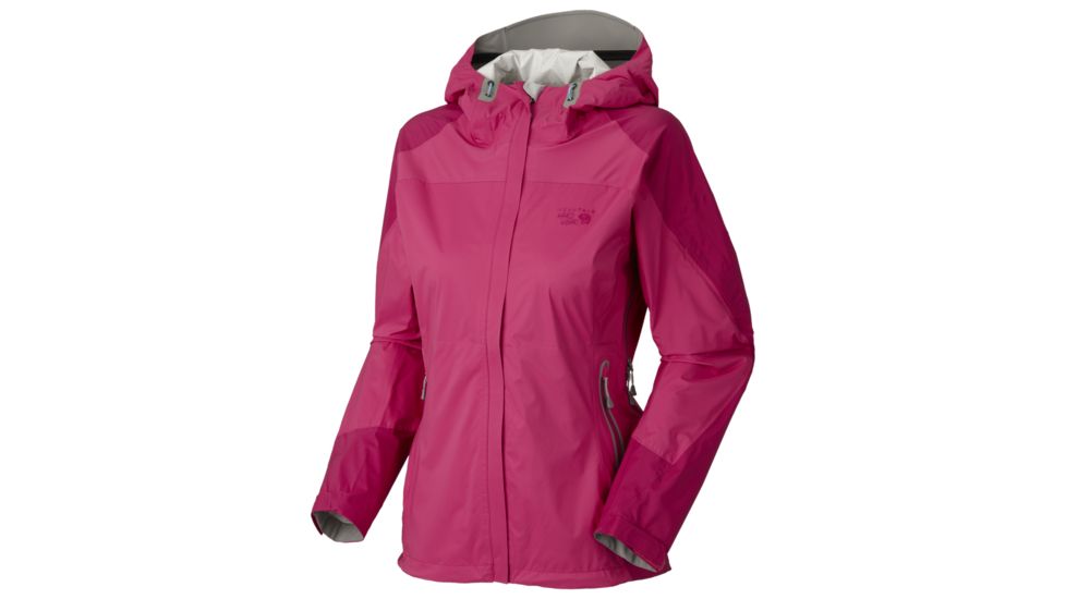 Mountain Hardwear Stretch Typhoon Jacket - Women's -Red Violet / Deep Blush-X-Small