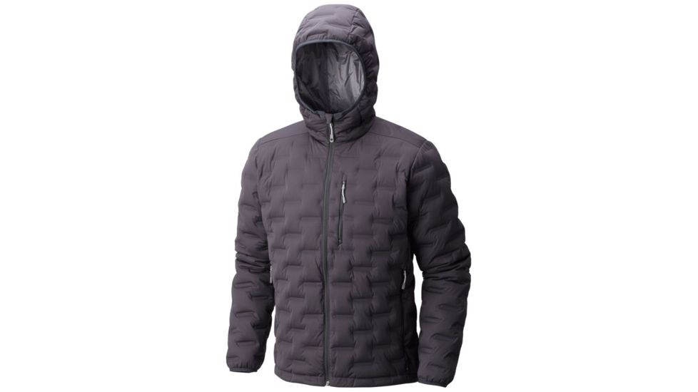 Mountain Hardwear StretchDown DS Hooded Jacket - Men's, Shark, XXL 1732001011-XXL